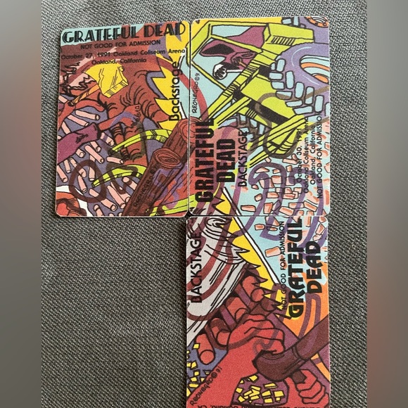 Grateful Dead Backstage Pass - Rainforest Destruction Puzzle 3 piece bundle - Picture 2 of 4